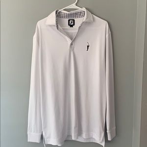 FootJoy long sleeve white polo M